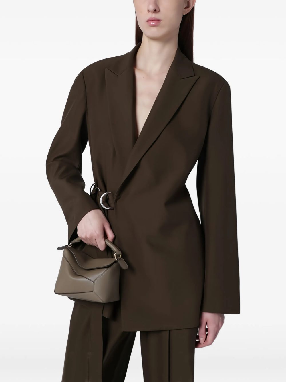 Loewe Women Puzzle Edge Mini Leather Handbag LOEWE