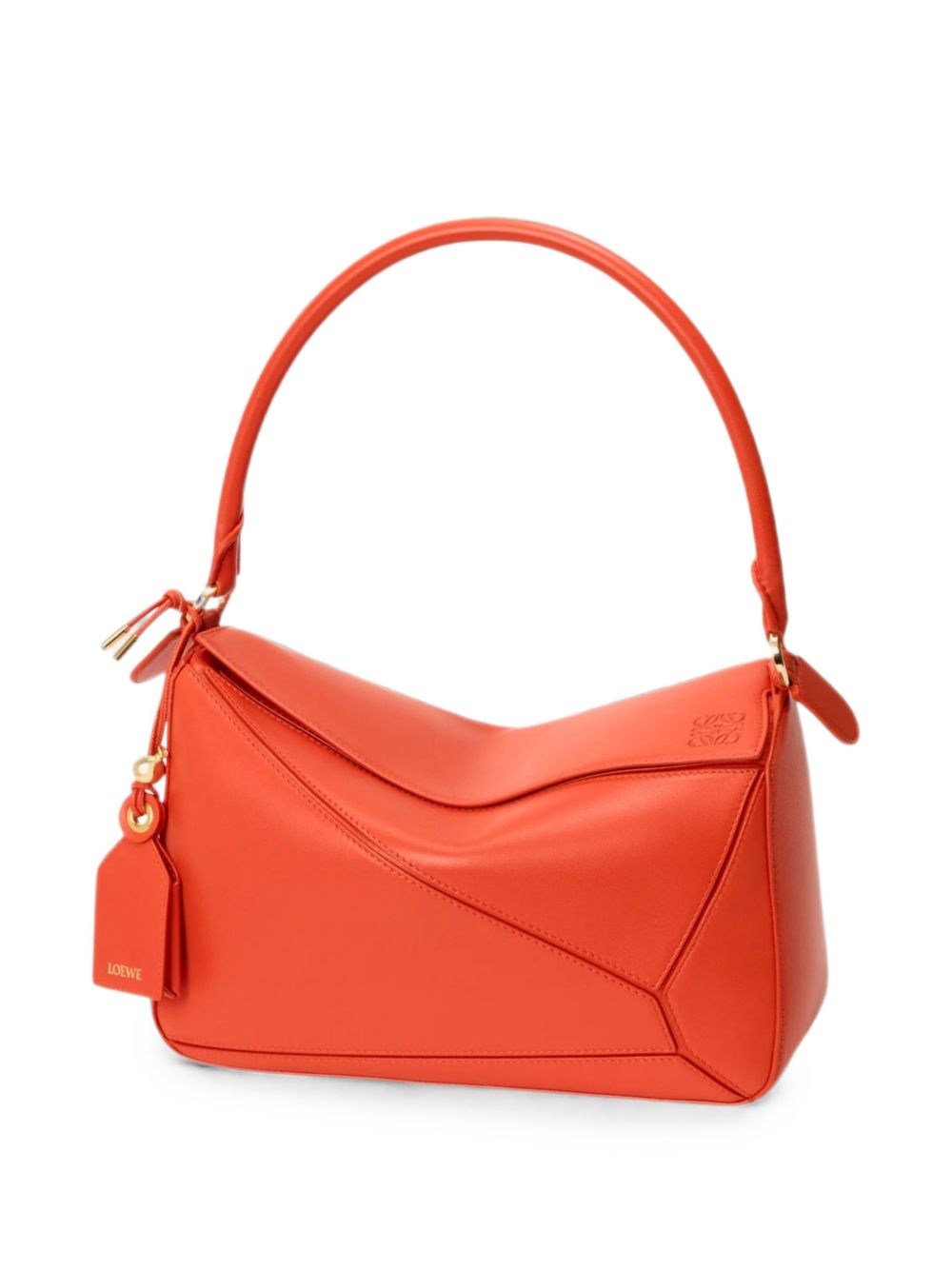 Loewe Women Puzzle Featherlight Medium Leather Handbag LOEWE
