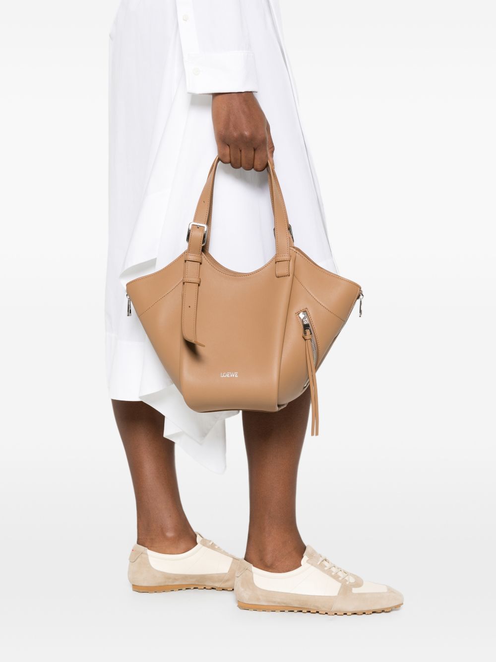 Loewe Women Hammock Flip Leather Tote LOEWE