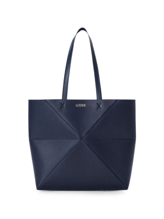 Loewe Women Puzzle Fold Medium Leather Tote LOEWE