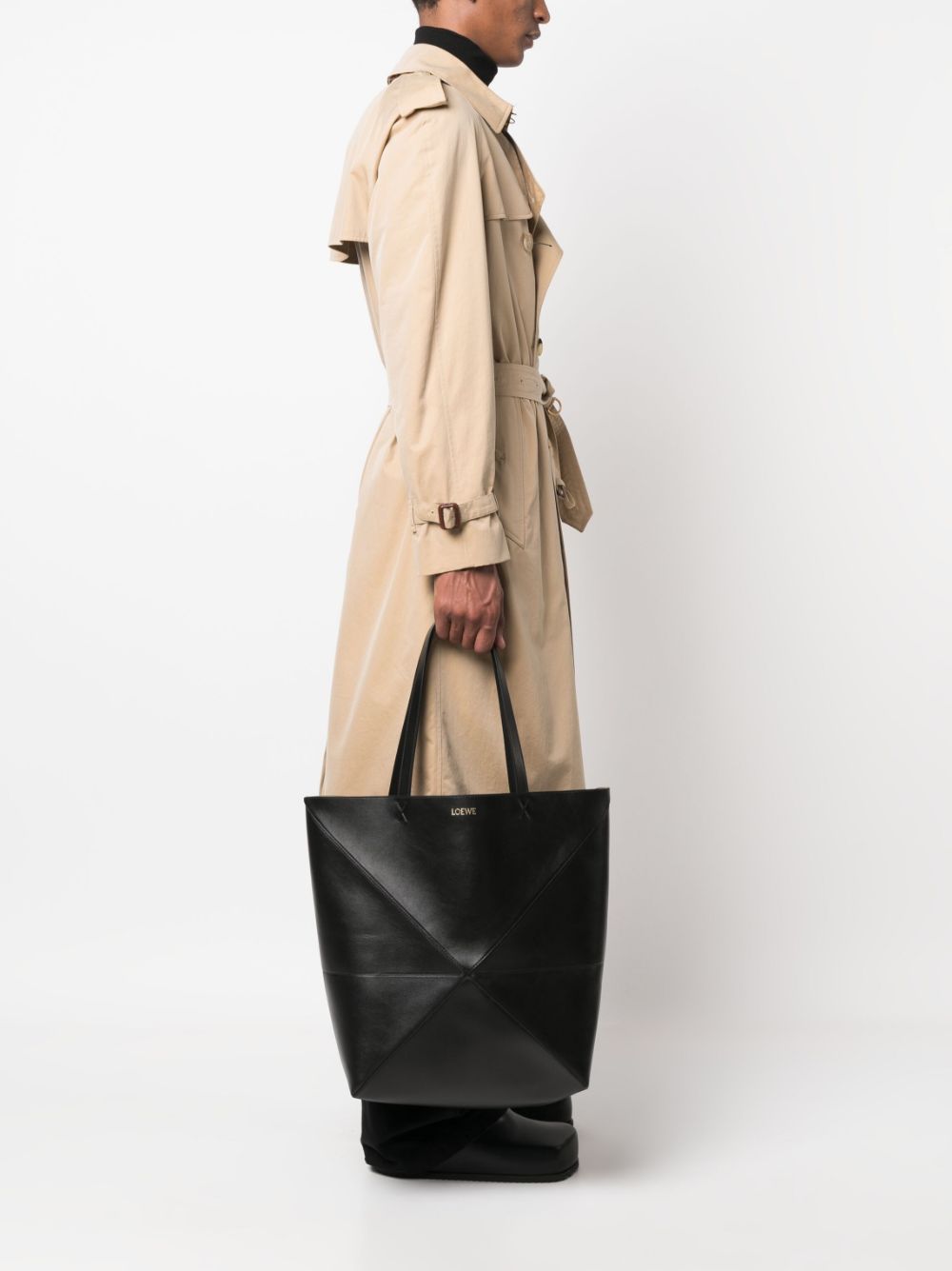 Loewe Men Puzzle Fold Xl Leather Tote LOEWE