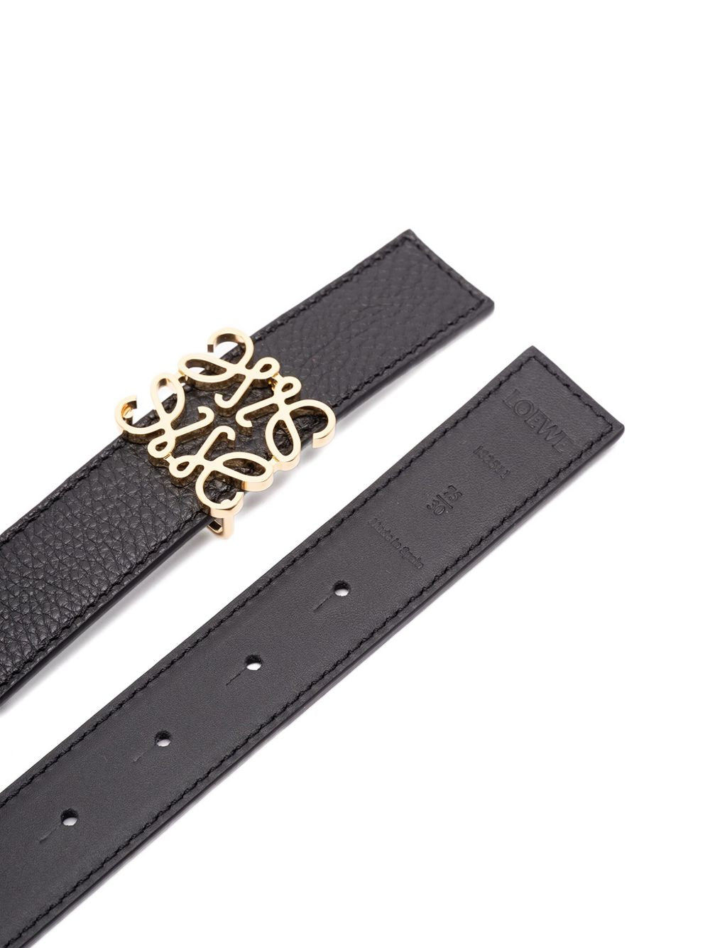 Loewe Women Anagram Leather Belt LOEWE