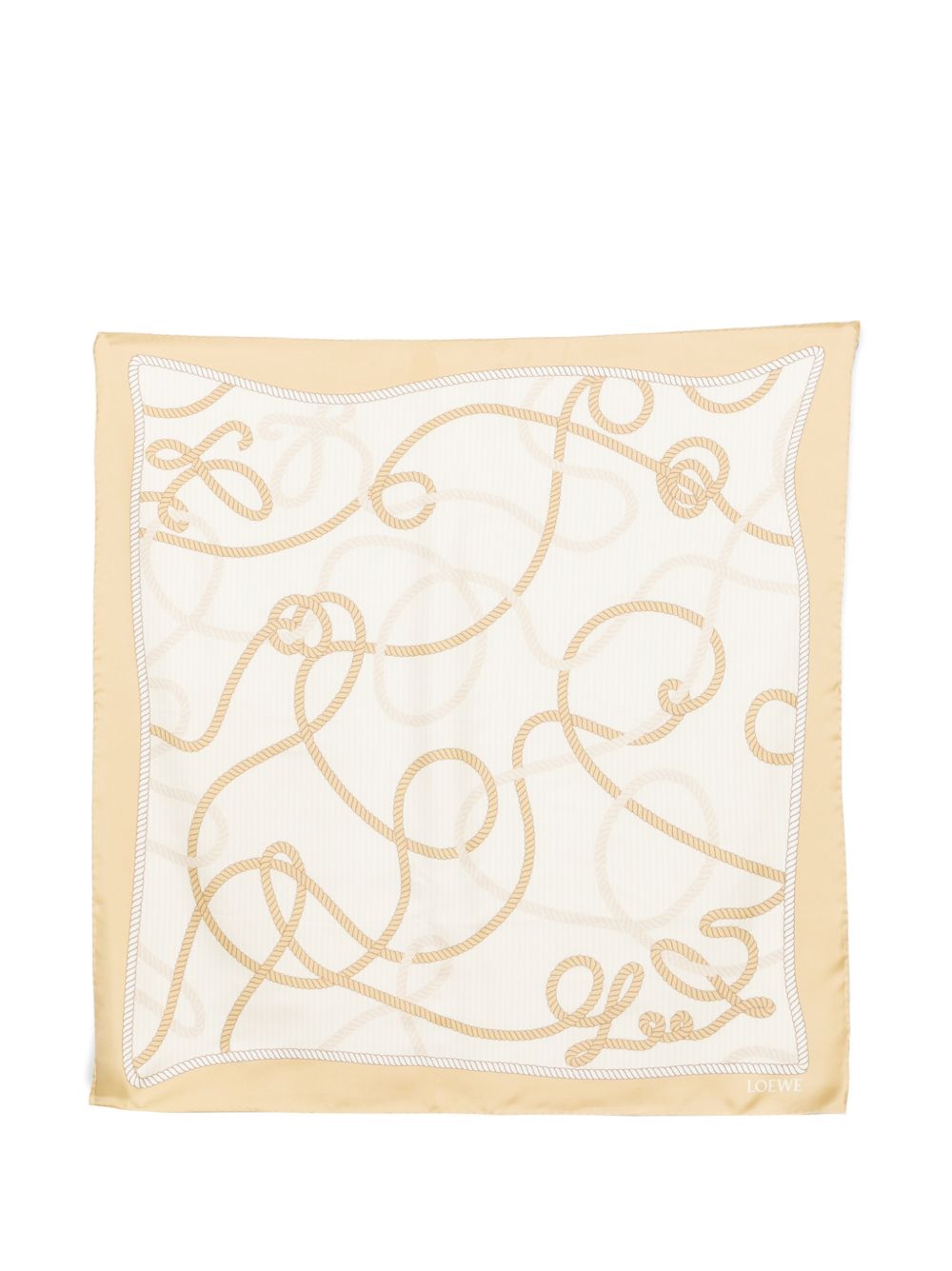 Loewe Women Printed Silk Foulard LOEWE