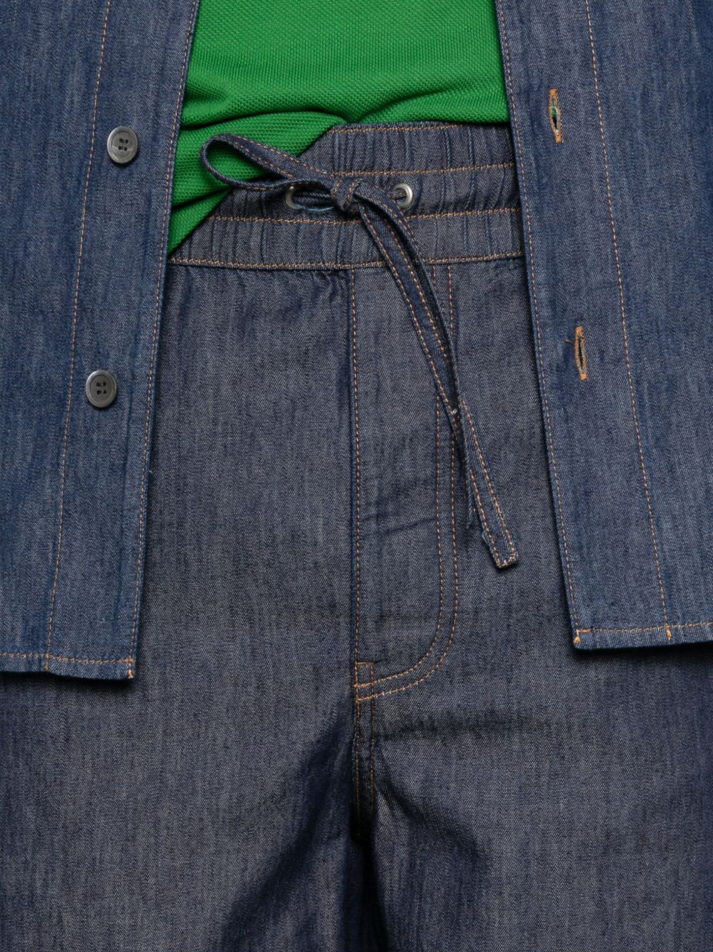 Loewe Men Denim Wide-Leg Trousers LOEWE