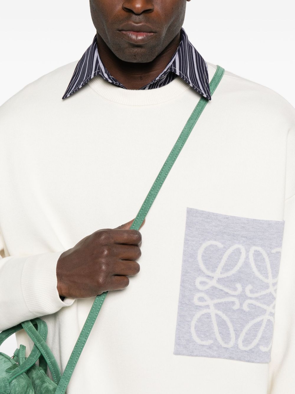Loewe Men Anagram Cotton Sweater LOEWE