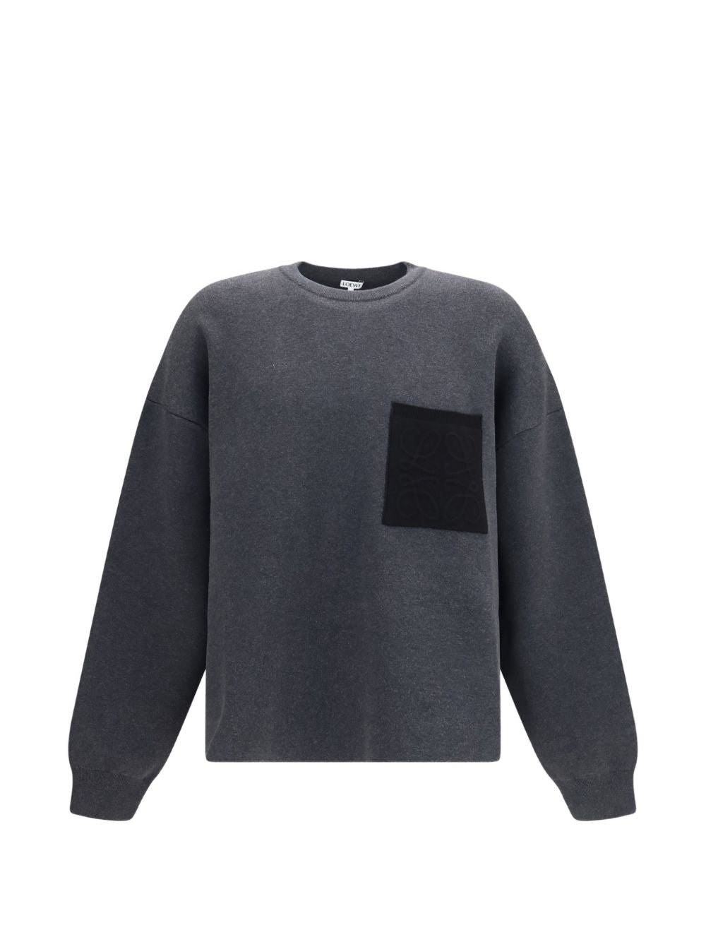 Loewe Men Anagram Cotton Blend Crewneck Sweater LOEWE