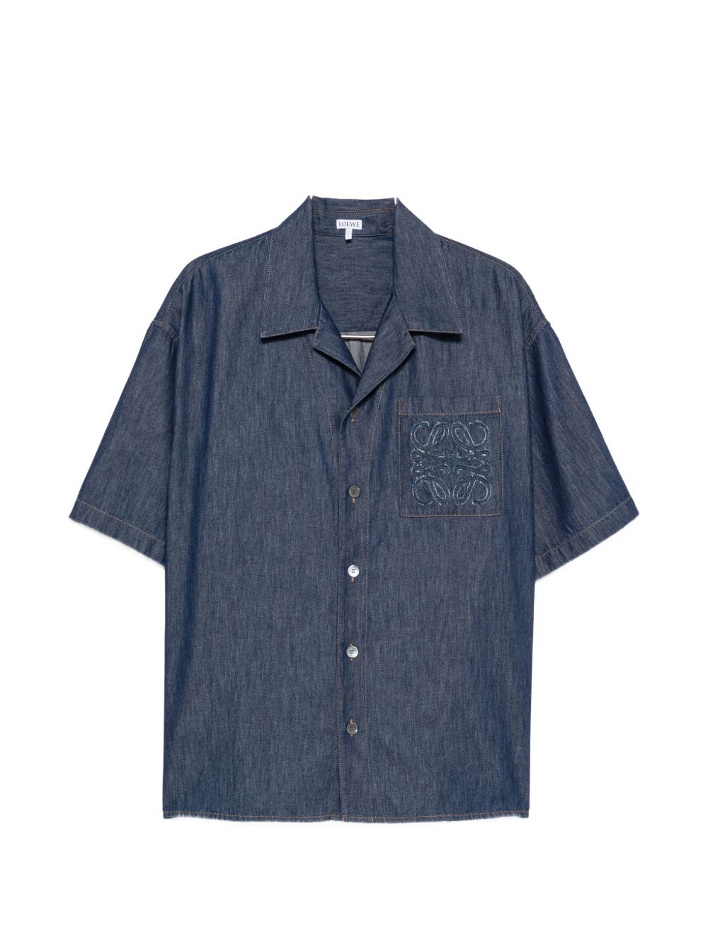 Loewe Men Anagram Denim Shirt LOEWE