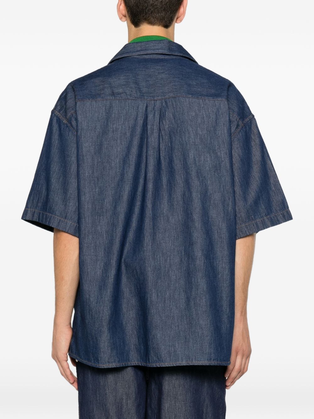 Loewe Men Anagram Denim Shirt LOEWE