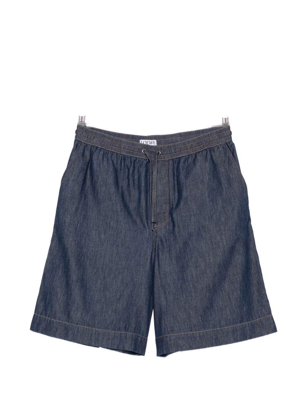 Loewe Men Anagram Denim Shorts LOEWE