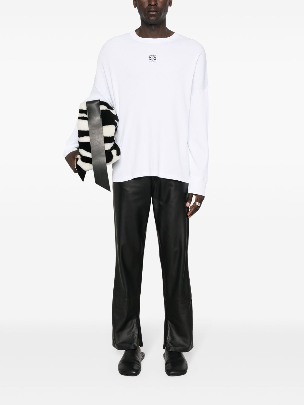 Loewe Men Anagram Cotton T-Shirt LOEWE