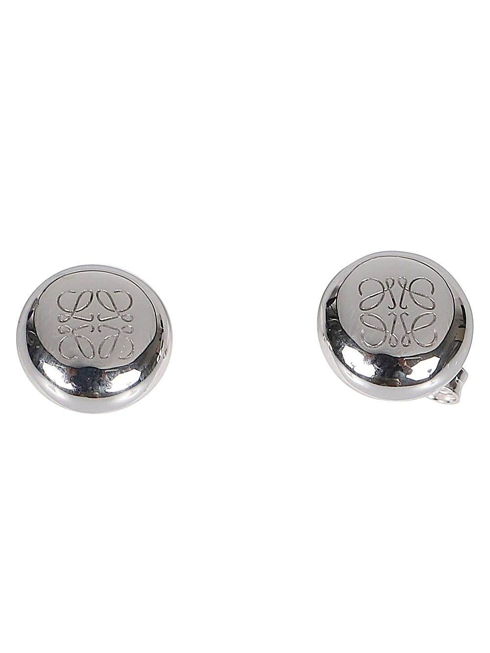 Loewe Women Anagram Silver Earrings LOEWE