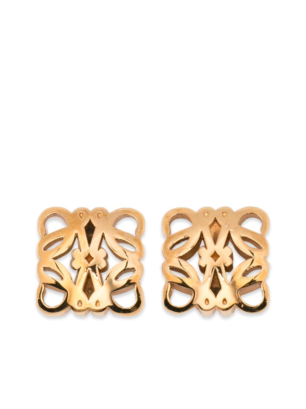 Loewe Women Anagram Silver Earrings LOEWE