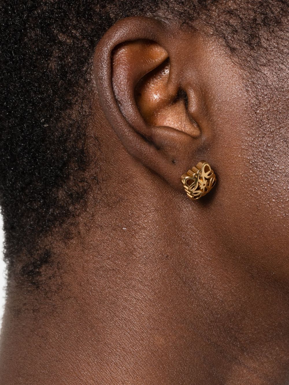 Loewe Women Anagram Silver Earrings LOEWE
