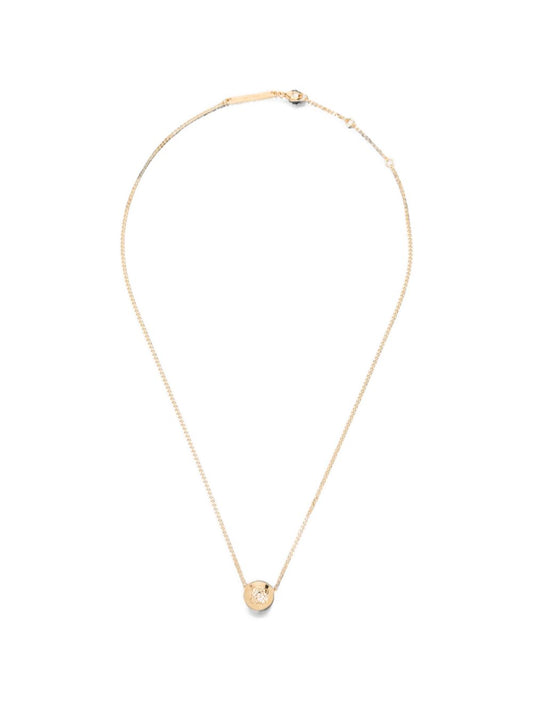 Loewe Women Anagram Silver Necklace LOEWE