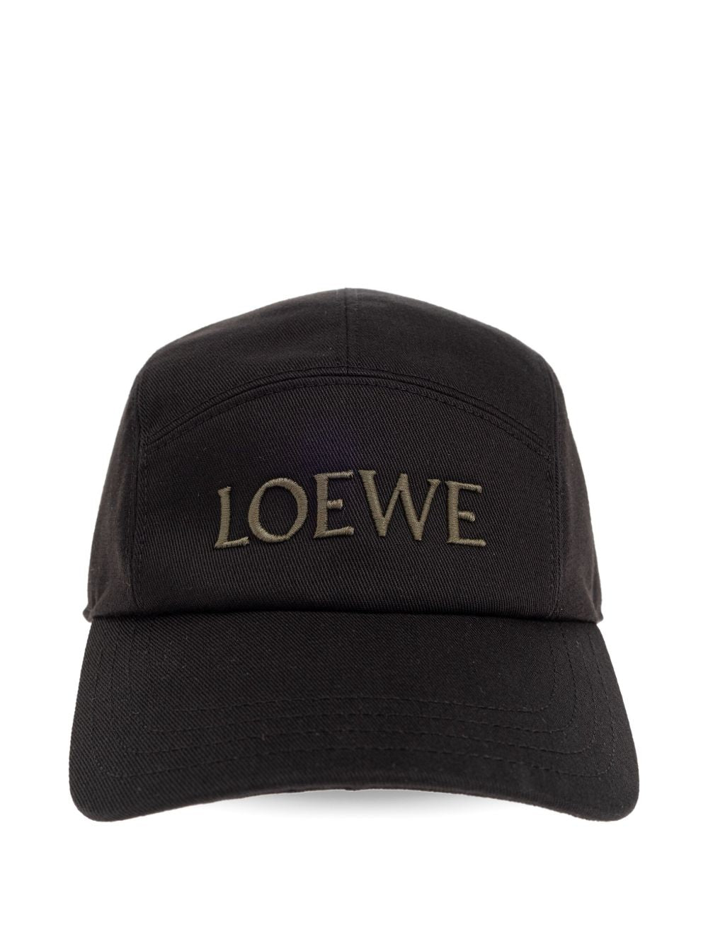 Loewe Men Logo Cotton Baseball Cap