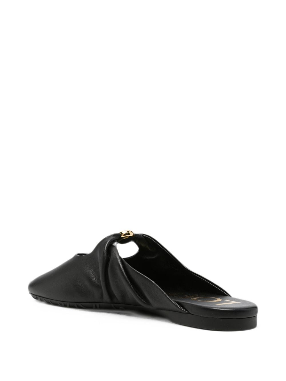 Loewe Women Pebble Soft Leather Slippers LOEWE