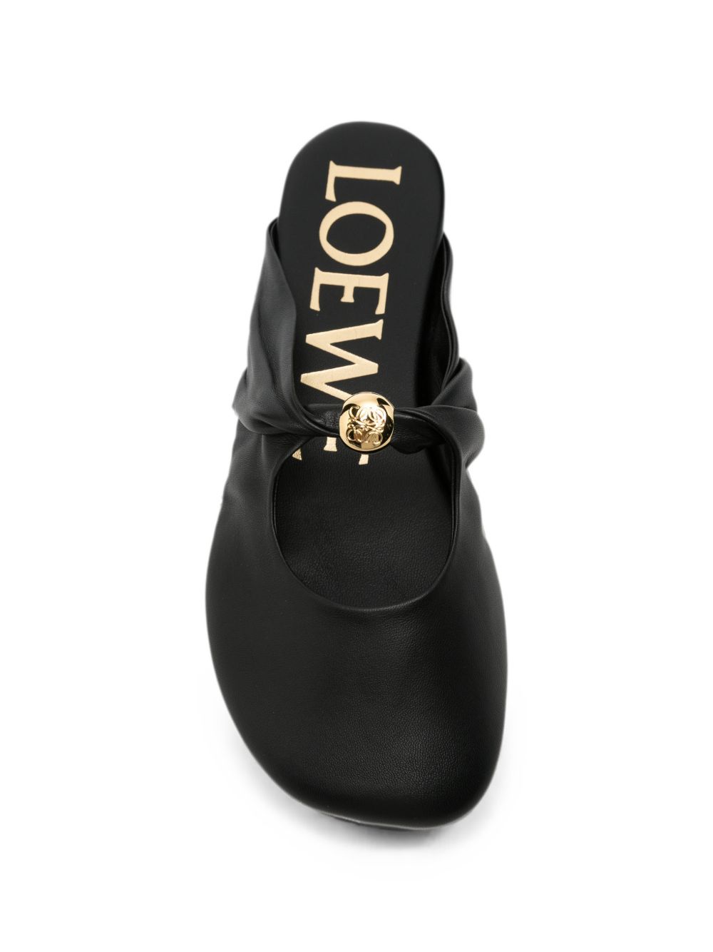 Loewe Women Pebble Soft Leather Slippers LOEWE