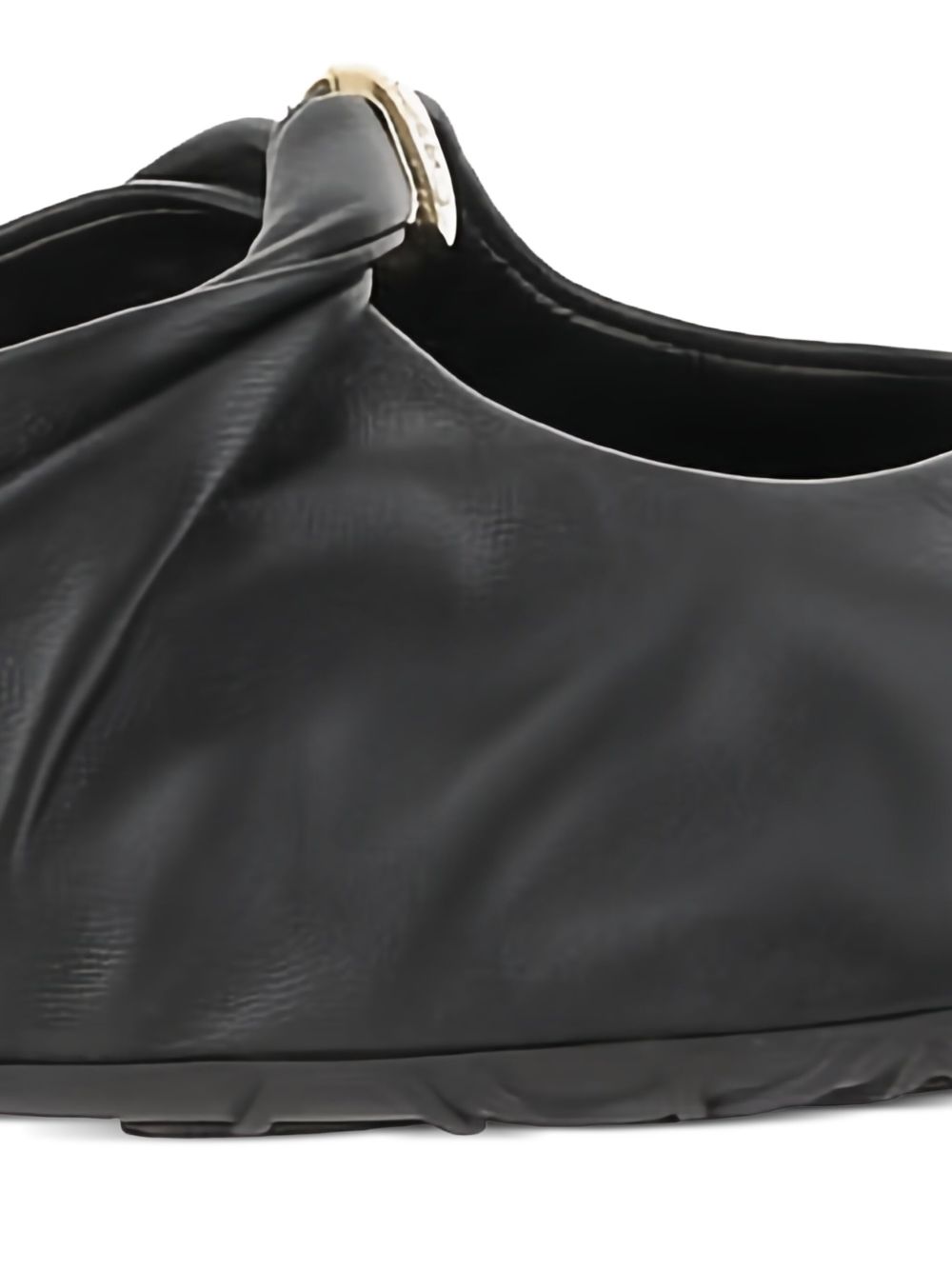 Loewe Women Pebble Leather Ballets LOEWE