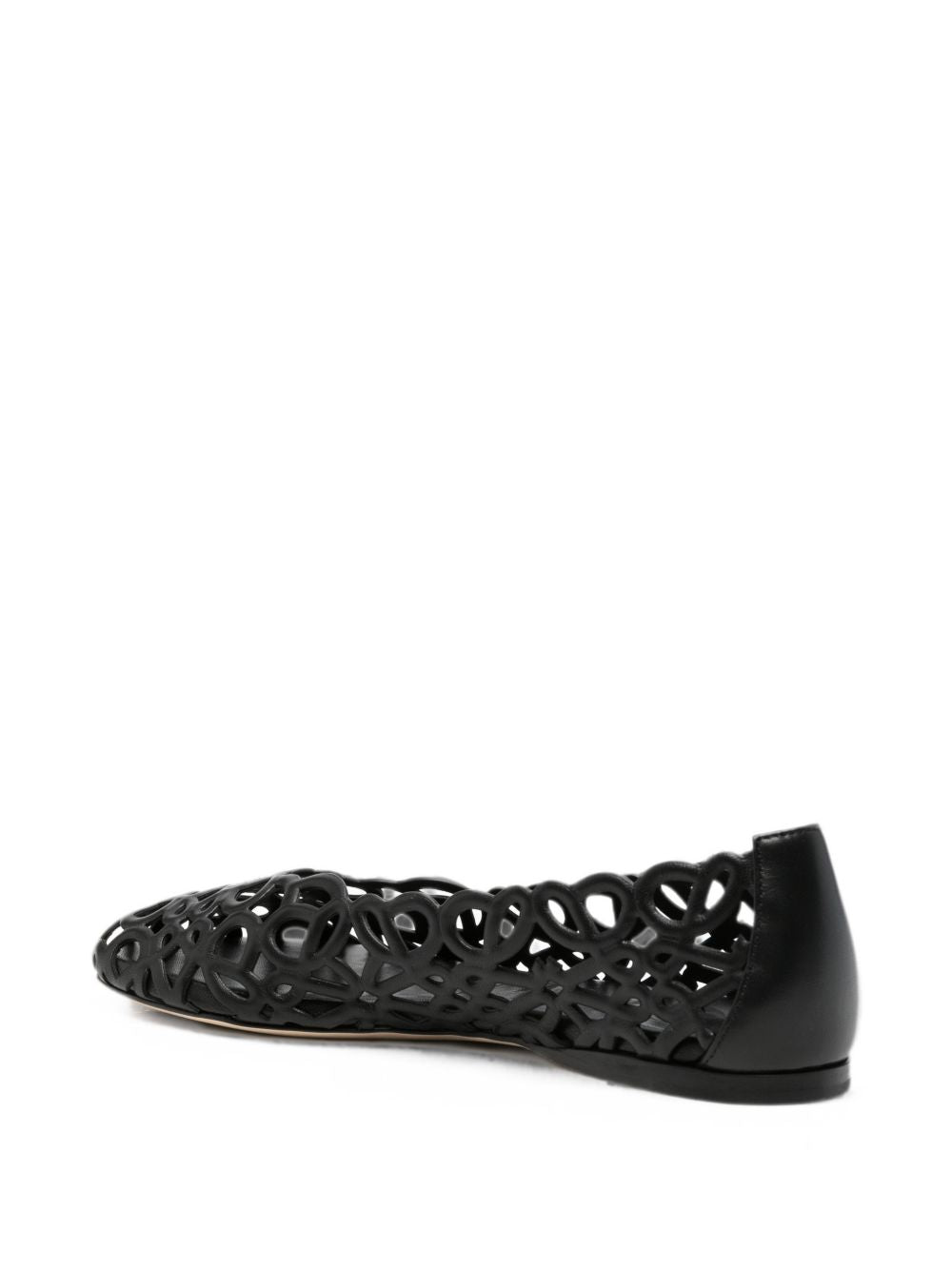 Loewe Women Petal Anagram Ballet Flats LOEWE