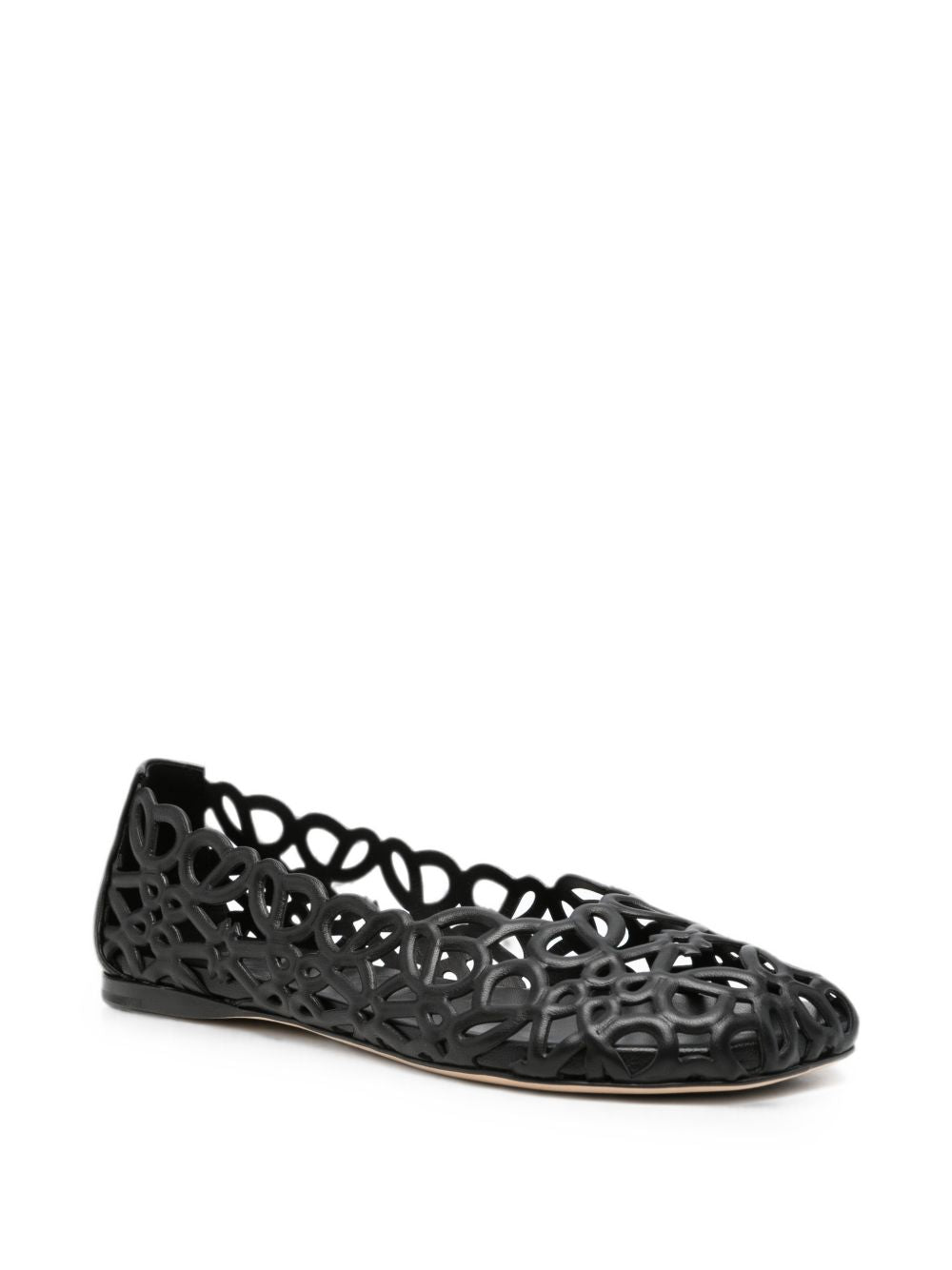 Loewe Women Petal Anagram Ballet Flats LOEWE