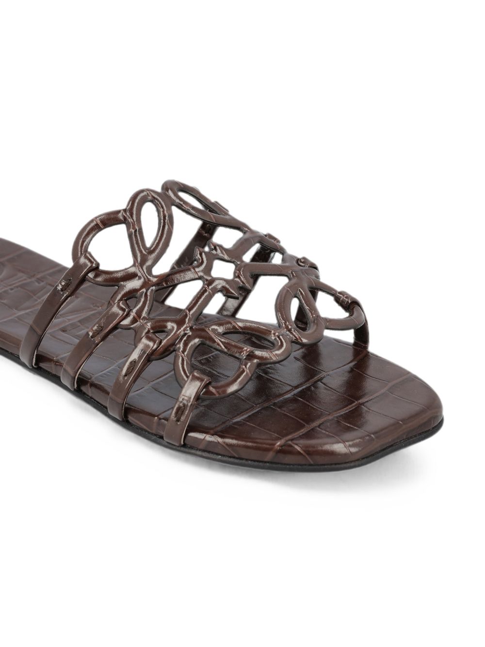 Loewe Women Petal Anagram Flat Sandals LOEWE