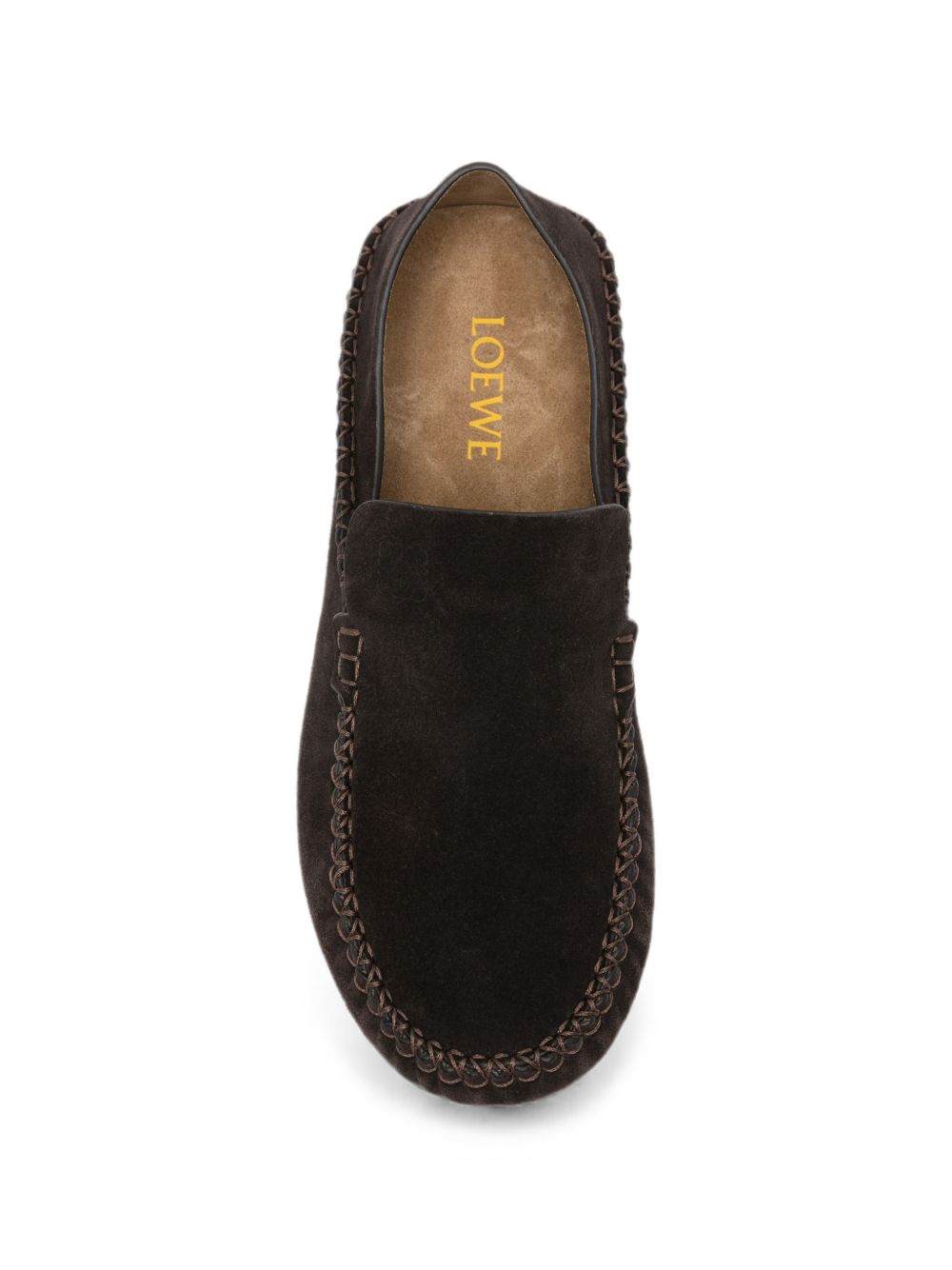 Loewe Men Rambla Leather Loafers LOEWE