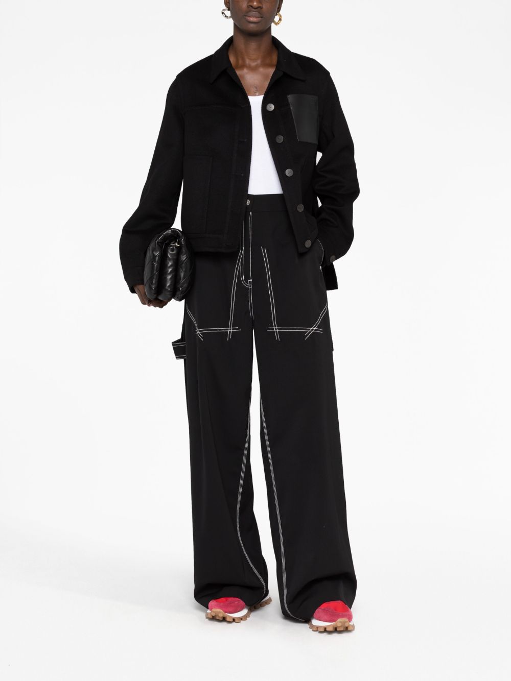 Loewe Women Wool And Cashmere Jacket LOEWE