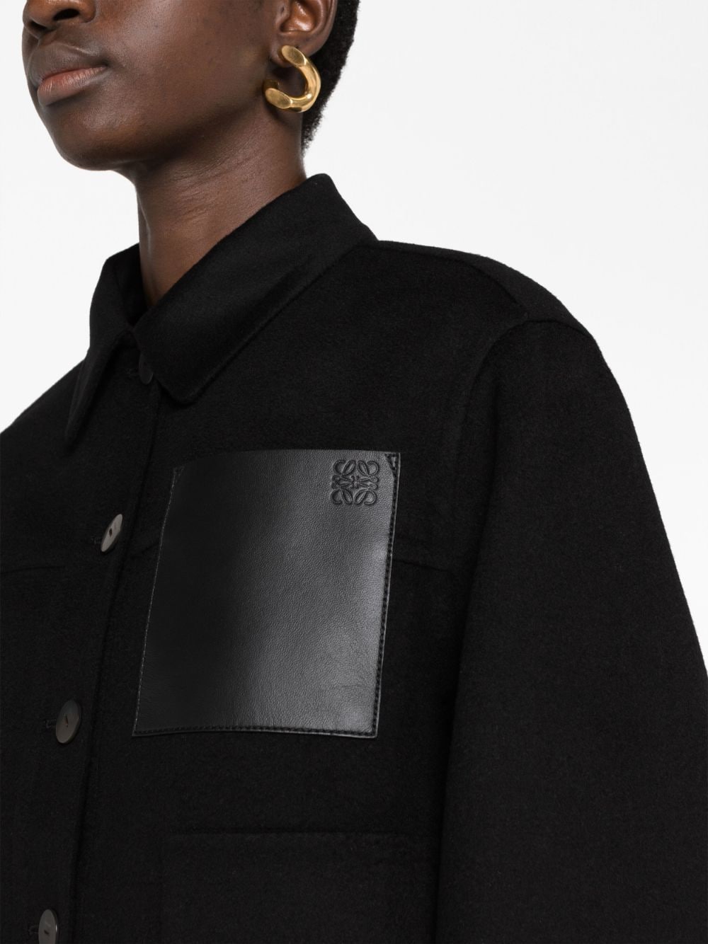 Loewe Women Wool And Cashmere Jacket LOEWE