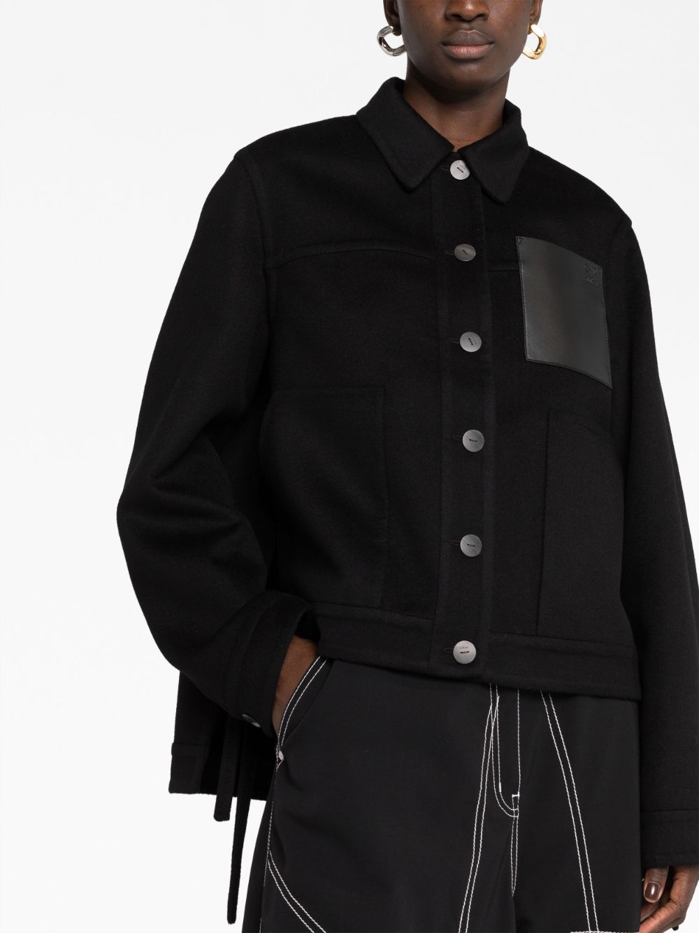 Loewe Women Wool And Cashmere Jacket LOEWE