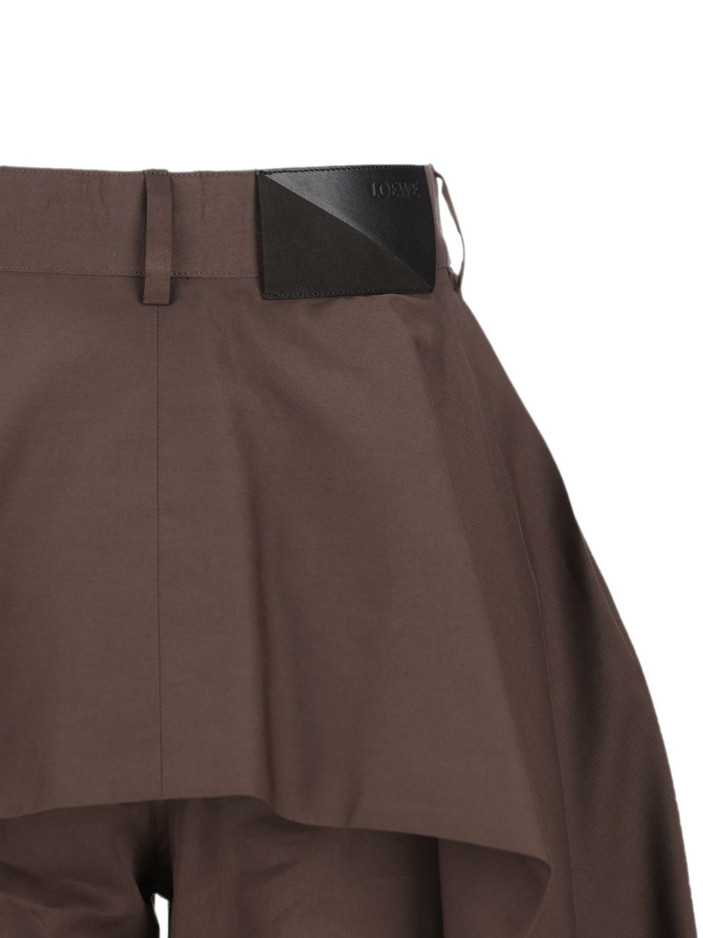 Loewe Women Cotton And Silk Blend Trousers LOEWE
