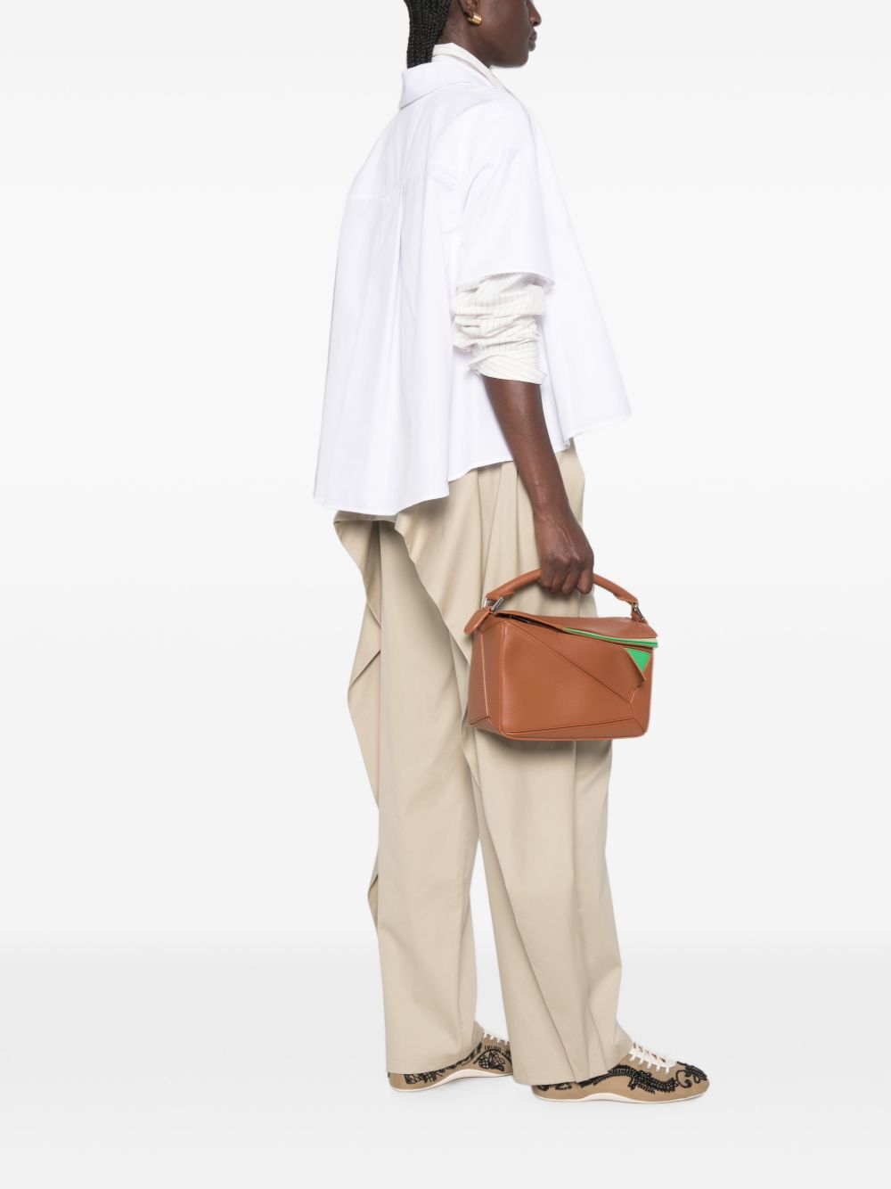 Loewe Women Cotton Trapeze Shirt LOEWE