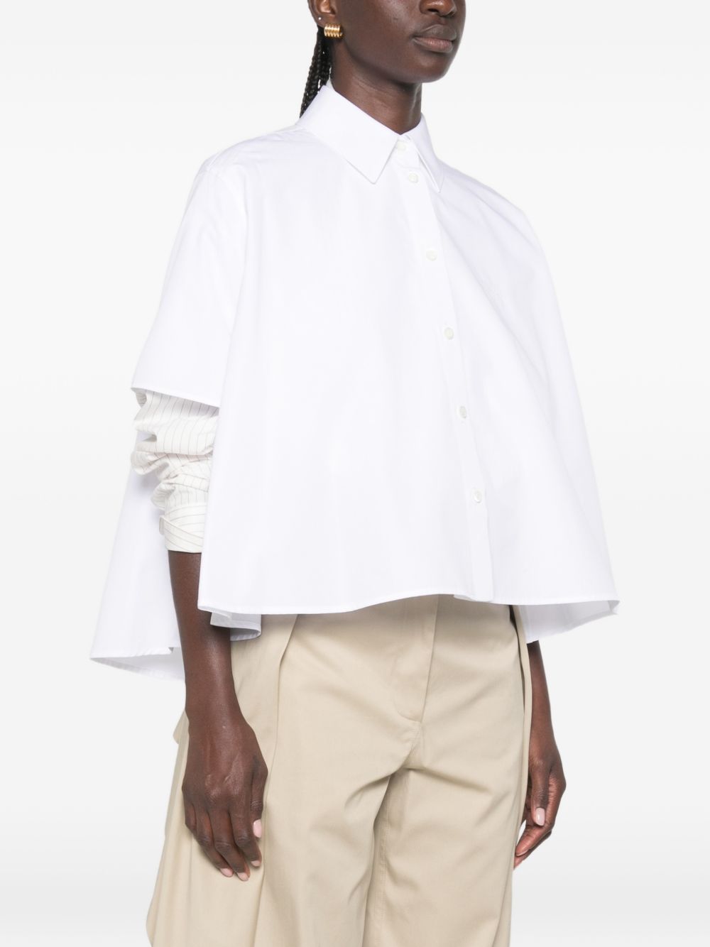Loewe Women Cotton Trapeze Shirt LOEWE