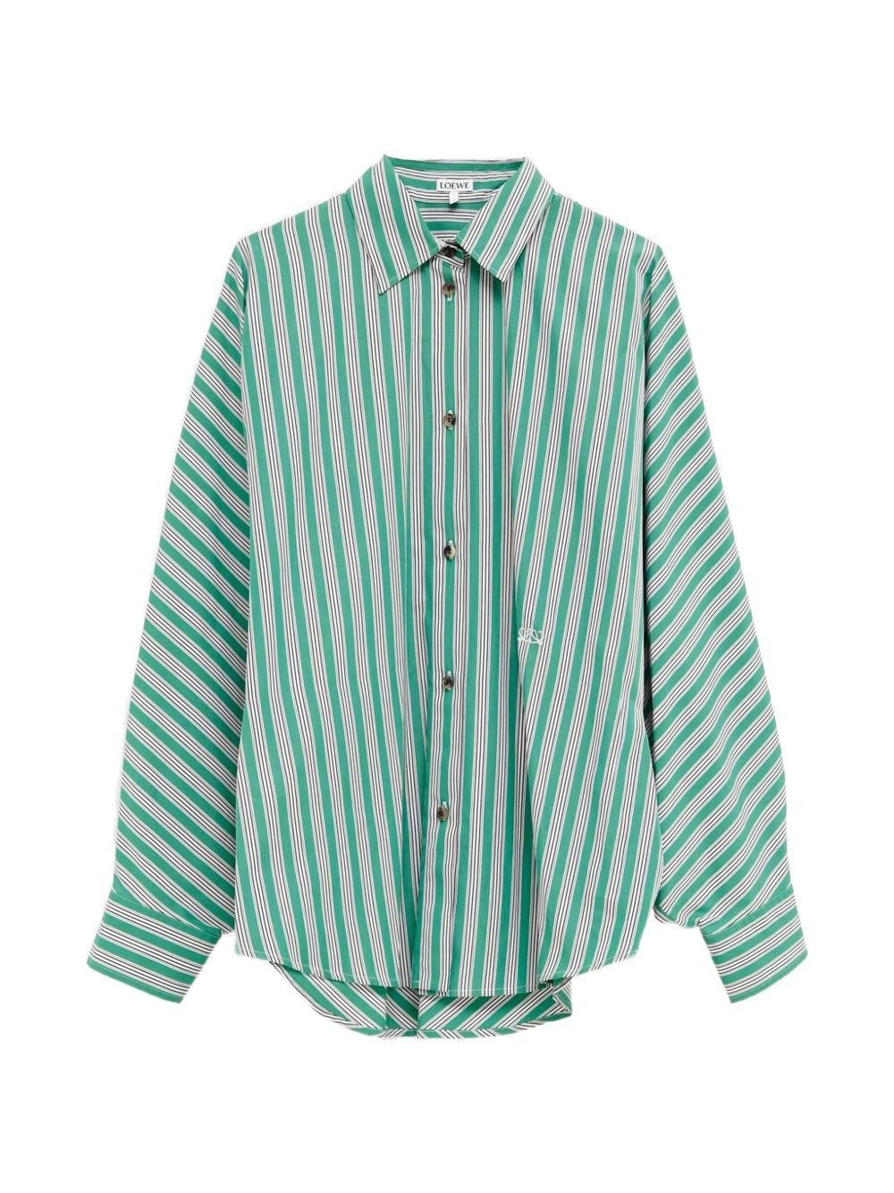 Loewe Women Striped Cotton Shirt LOEWE
