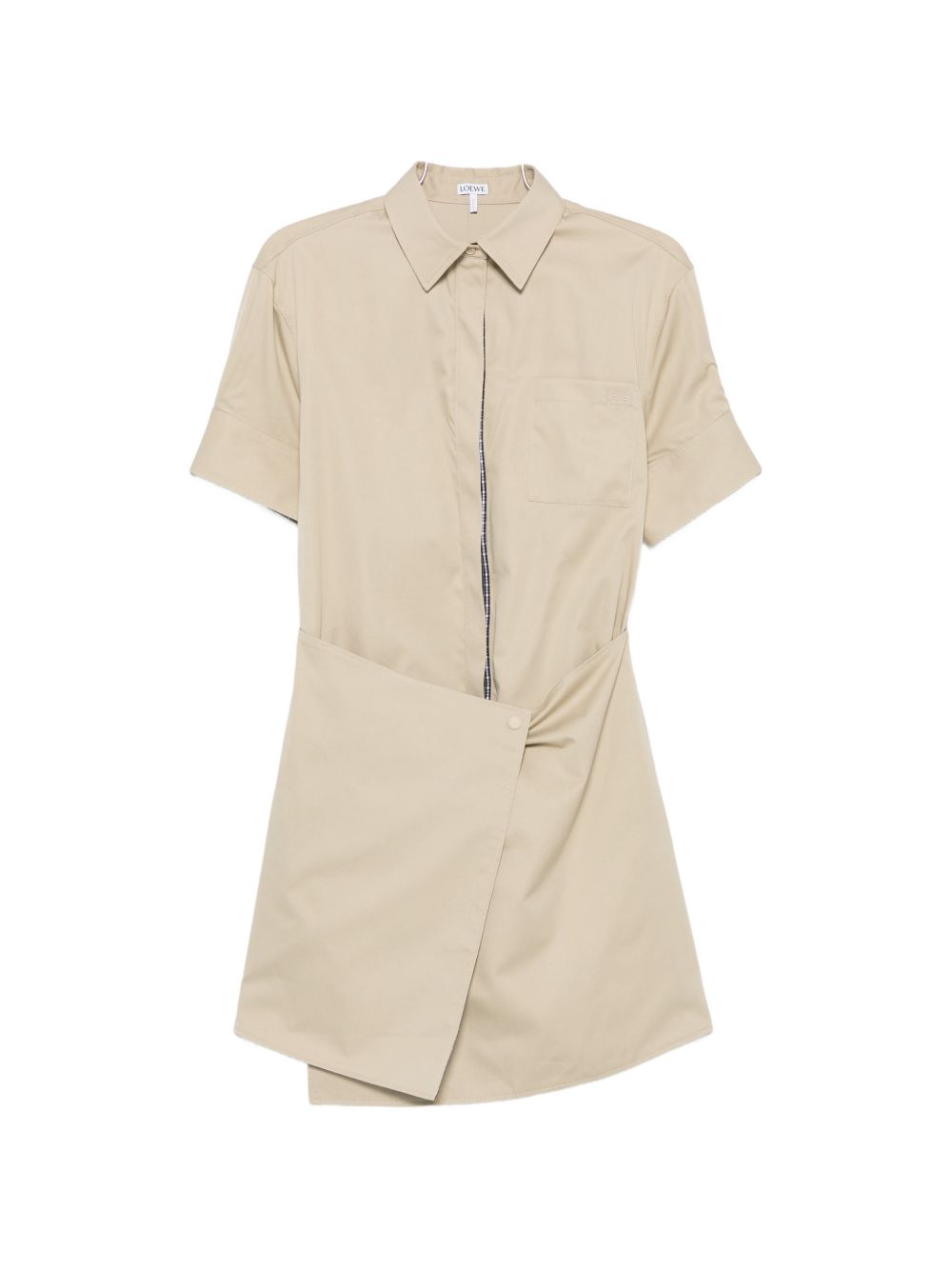 Loewe Women Cotton And Silk Mini Dress LOEWE