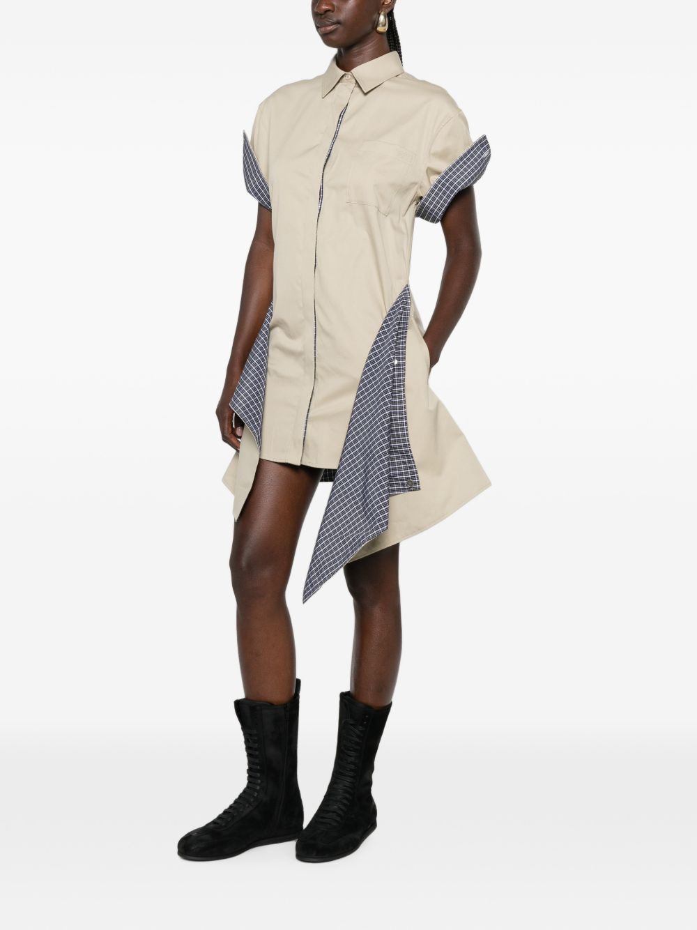 Loewe Women Cotton And Silk Mini Dress LOEWE