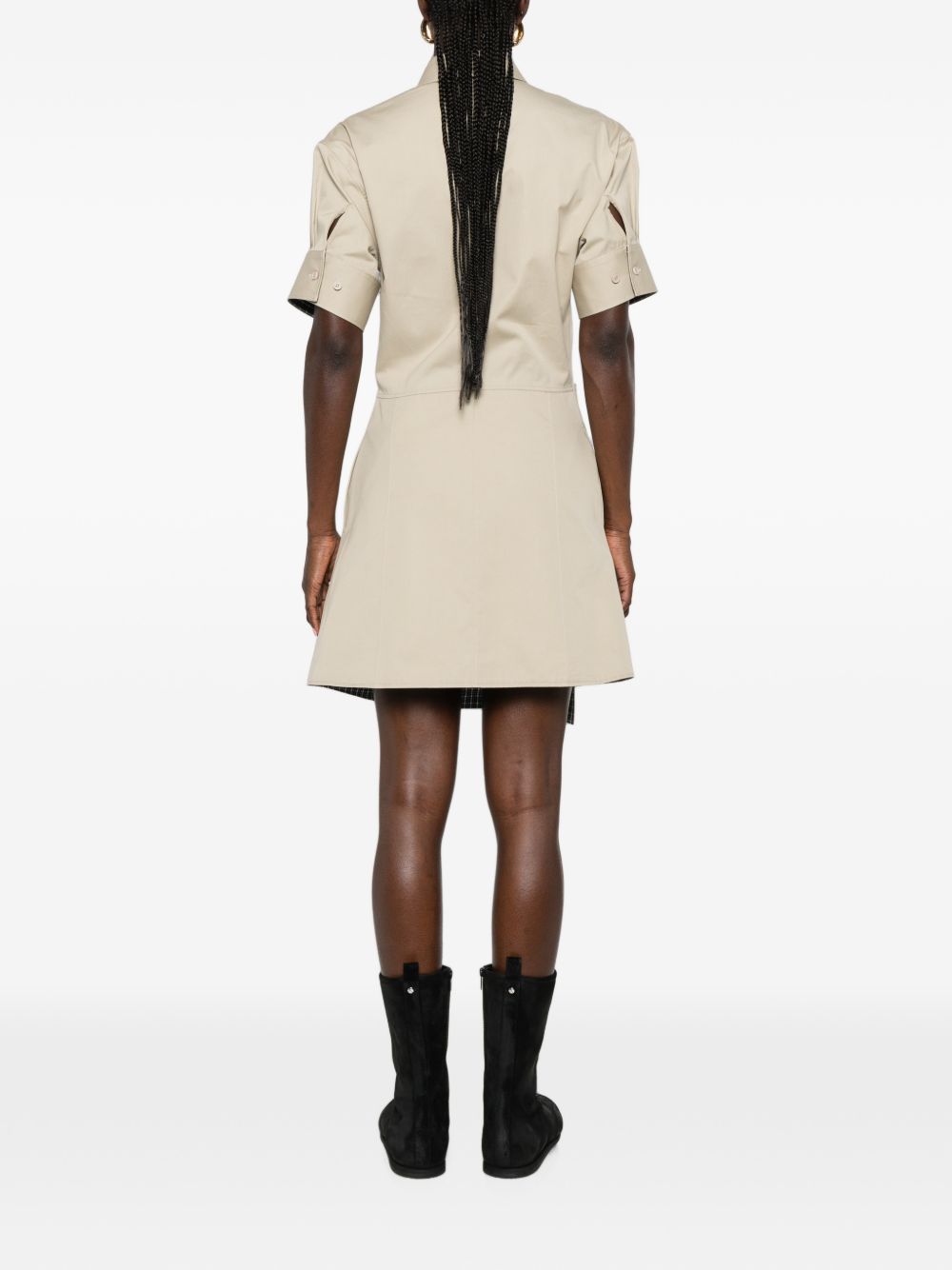 Loewe Women Cotton And Silk Mini Dress LOEWE