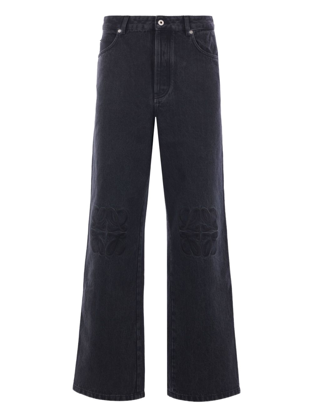 Loewe Women Anagram Denim Cotton Jeans LOEWE