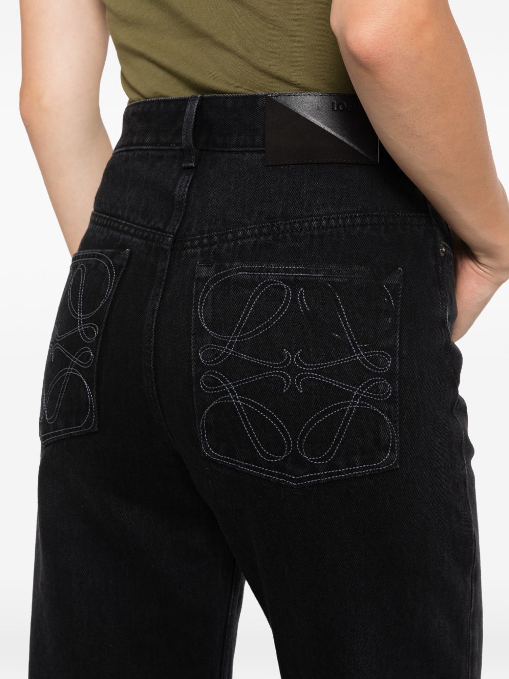 Loewe Women Anagram Denim Jeans LOEWE
