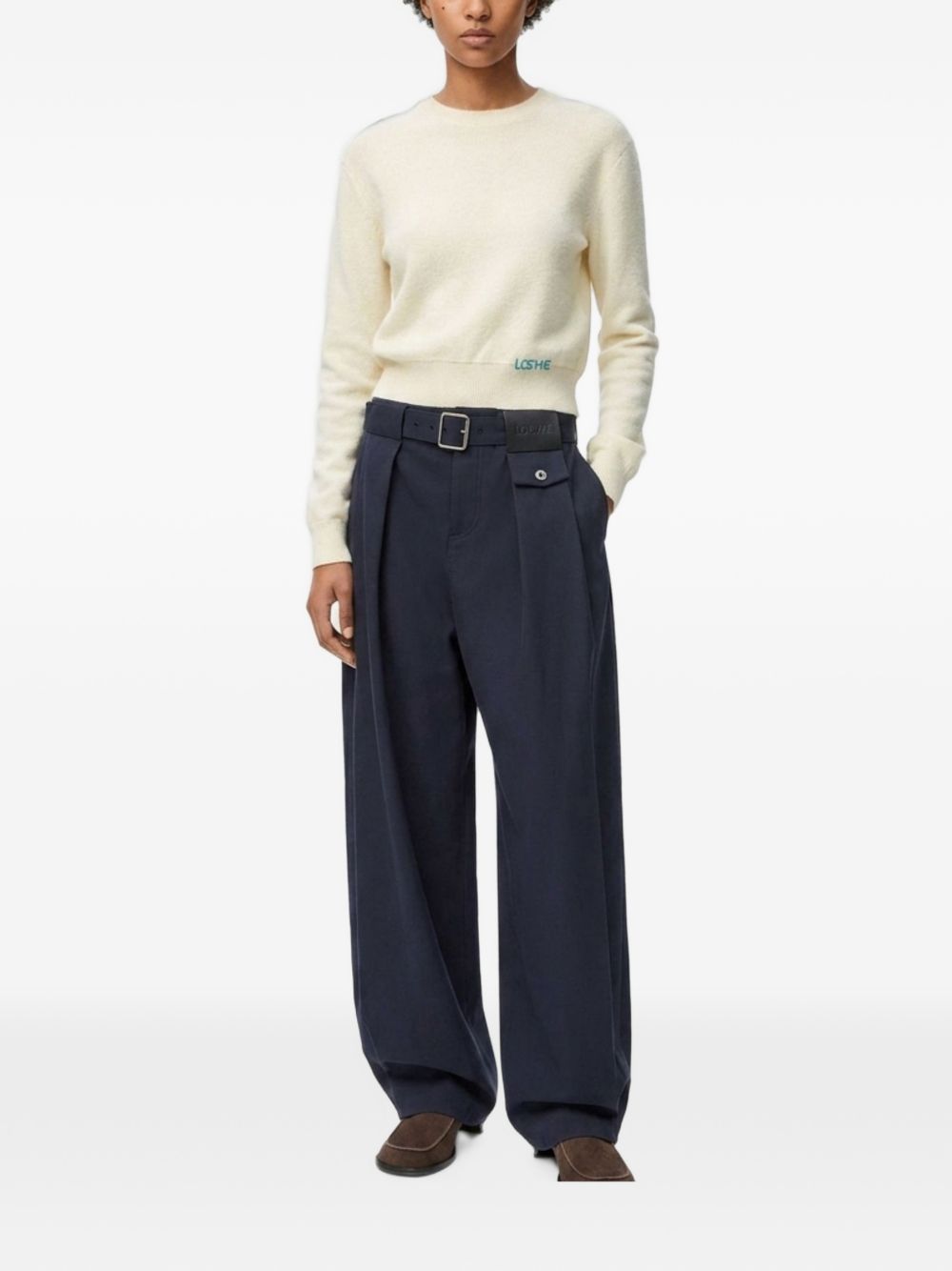 Loewe Women Logo Wool Sweater LOEWE