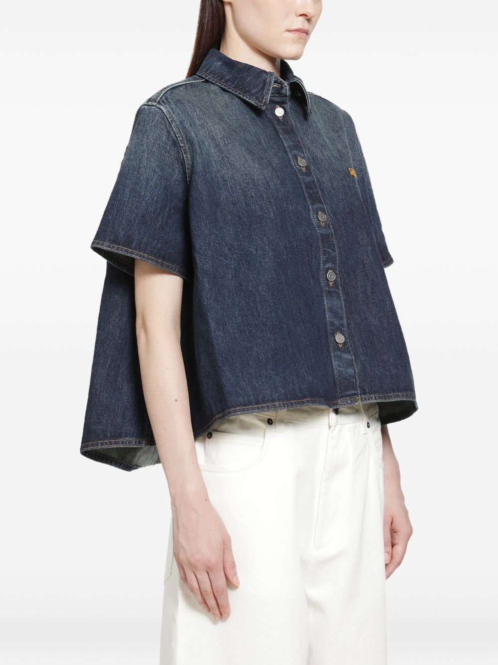 Loewe Women Denim Trapeze Shirt LOEWE