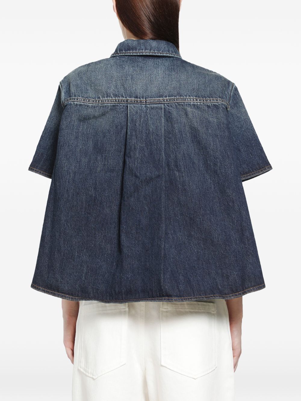 Loewe Women Denim Trapeze Shirt LOEWE