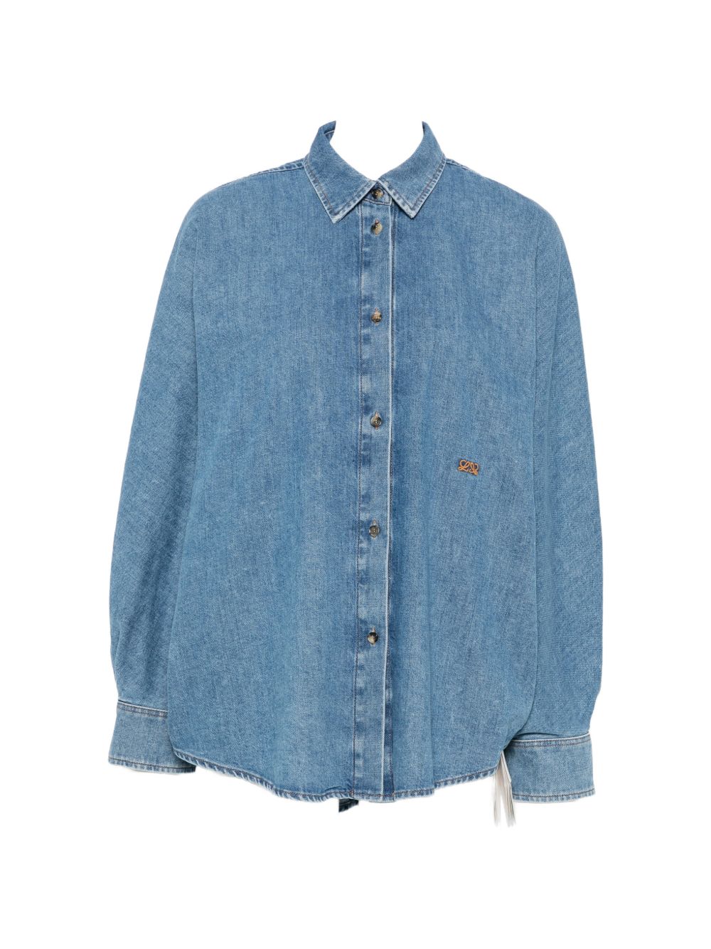 Loewe Women Anagram Denim Shirt