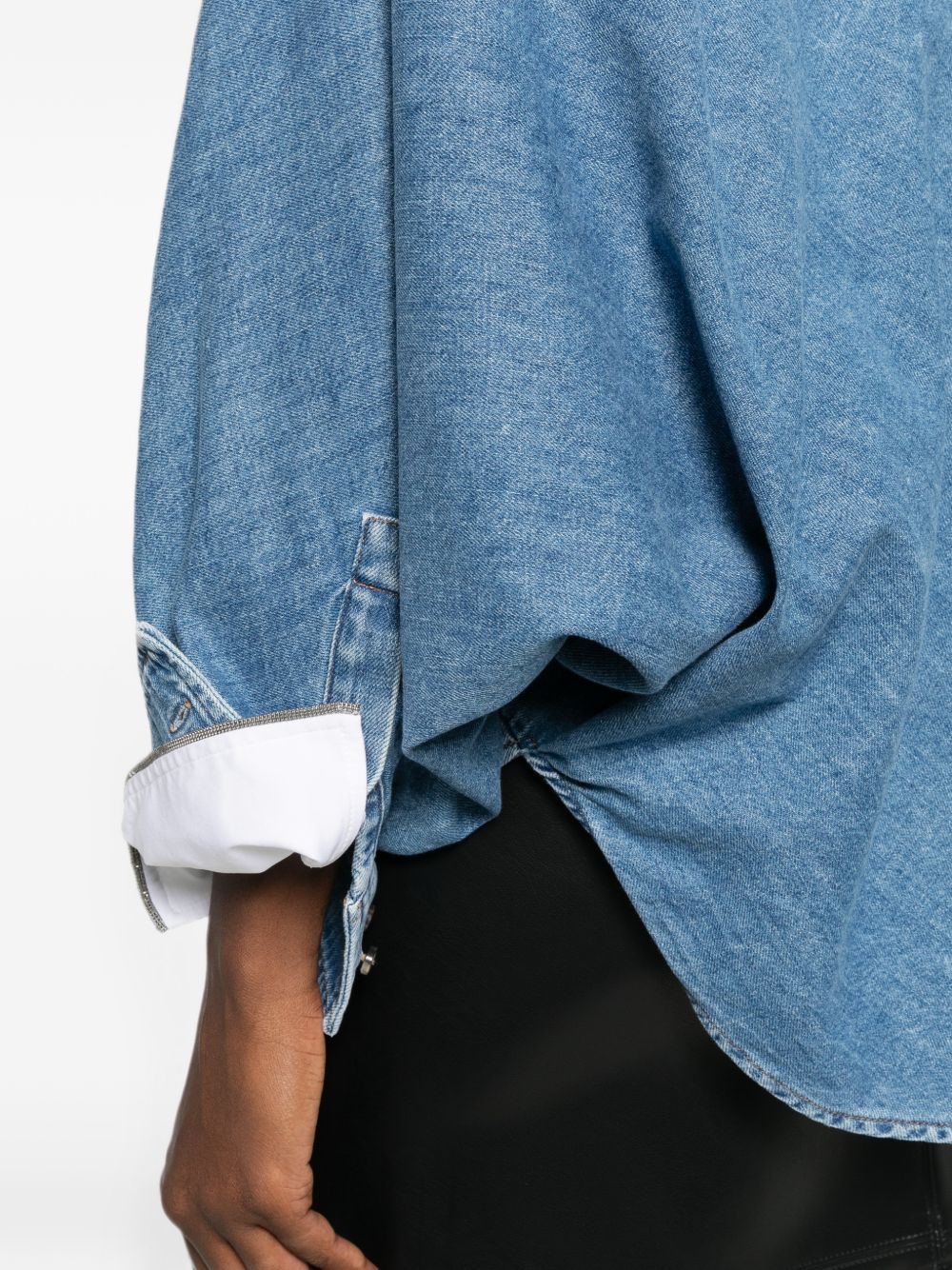 Loewe Women Anagram Denim Shirt