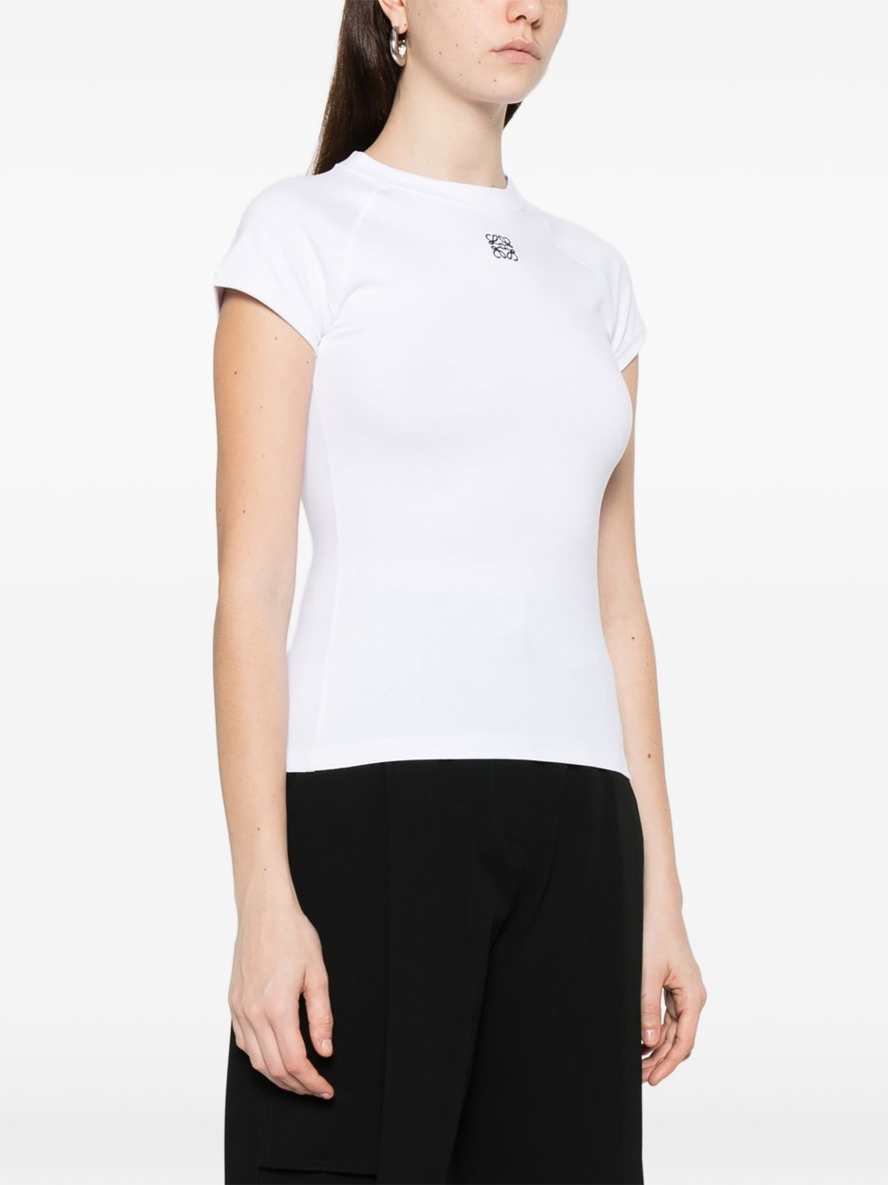 Loewe Women Anagram Cotton T-Shirt LOEWE
