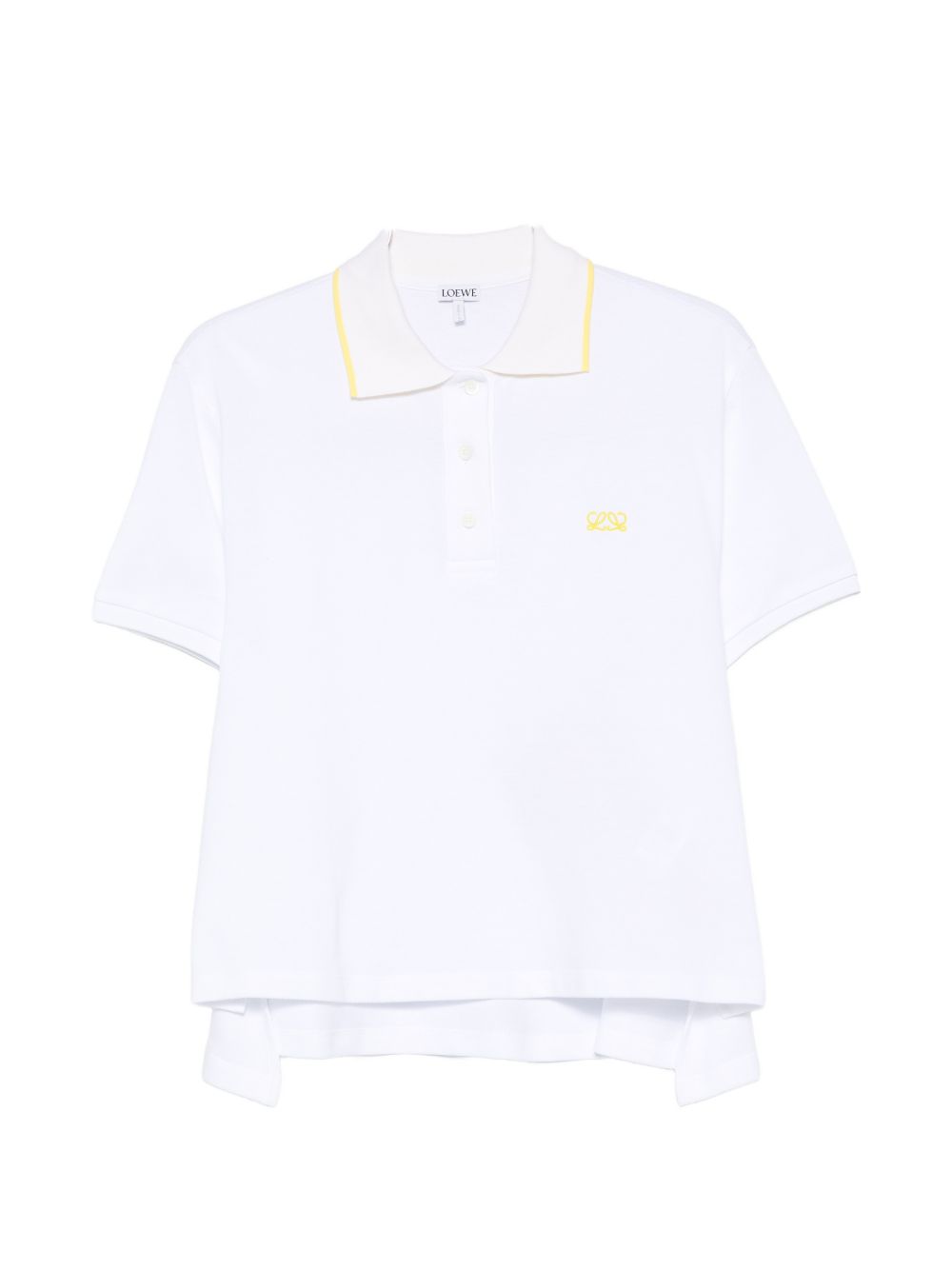 Loewe Women Anagram Cotton Polo Shirt LOEWE