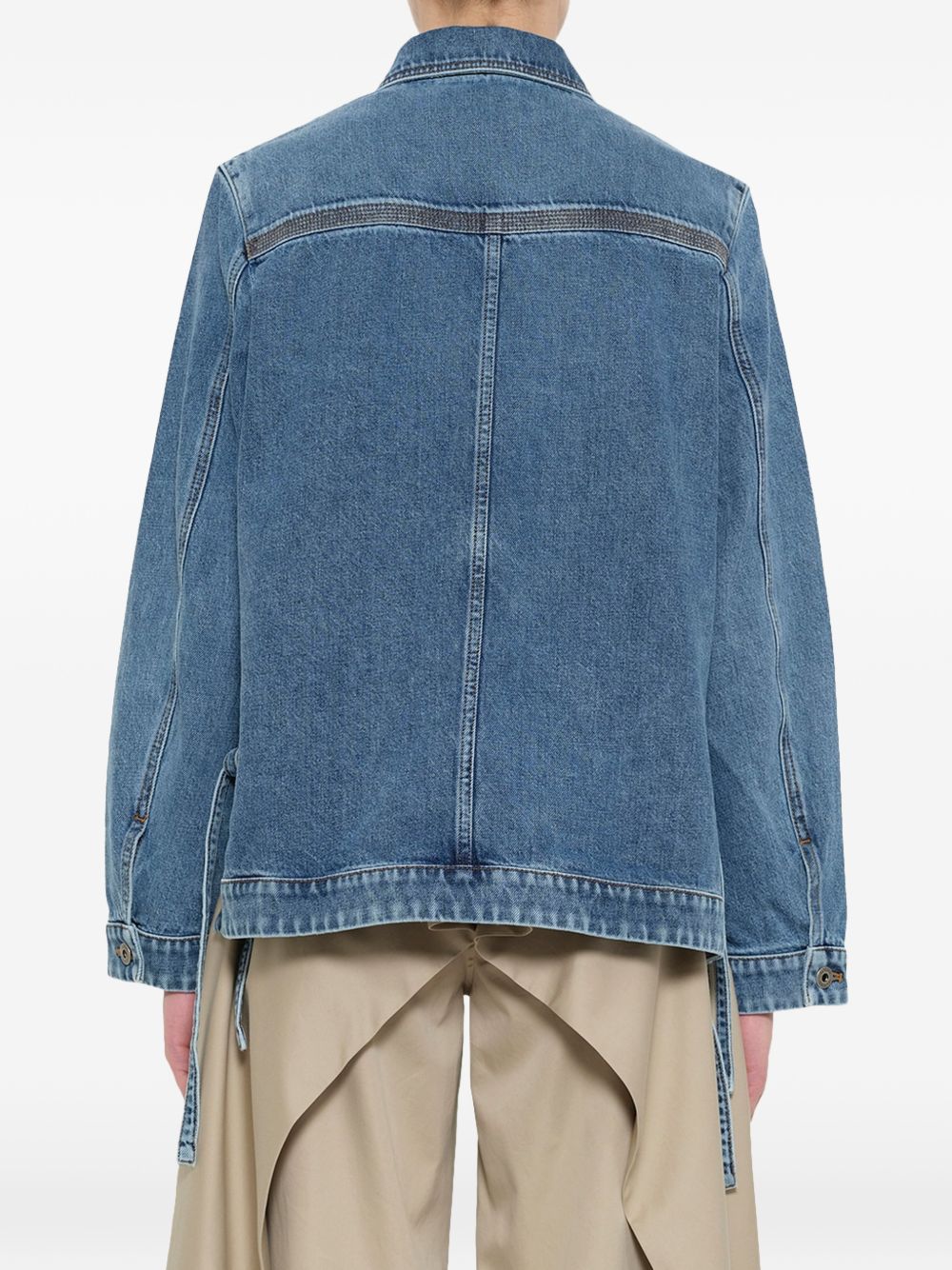 Loewe Women Anagram Denim Jacket LOEWE