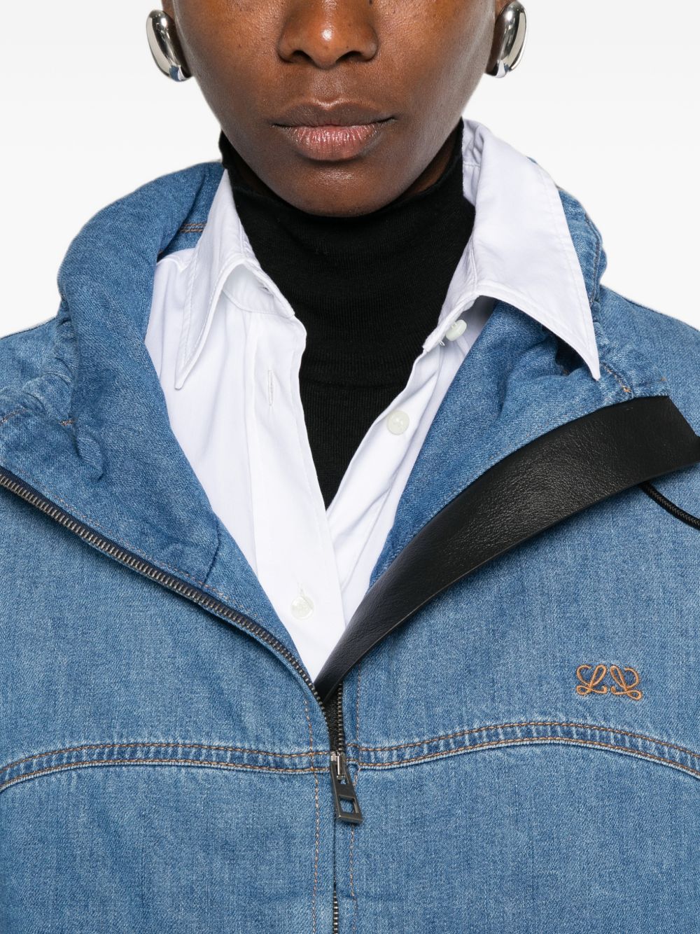 Loewe Women Denim Cotton Jacket LOEWE