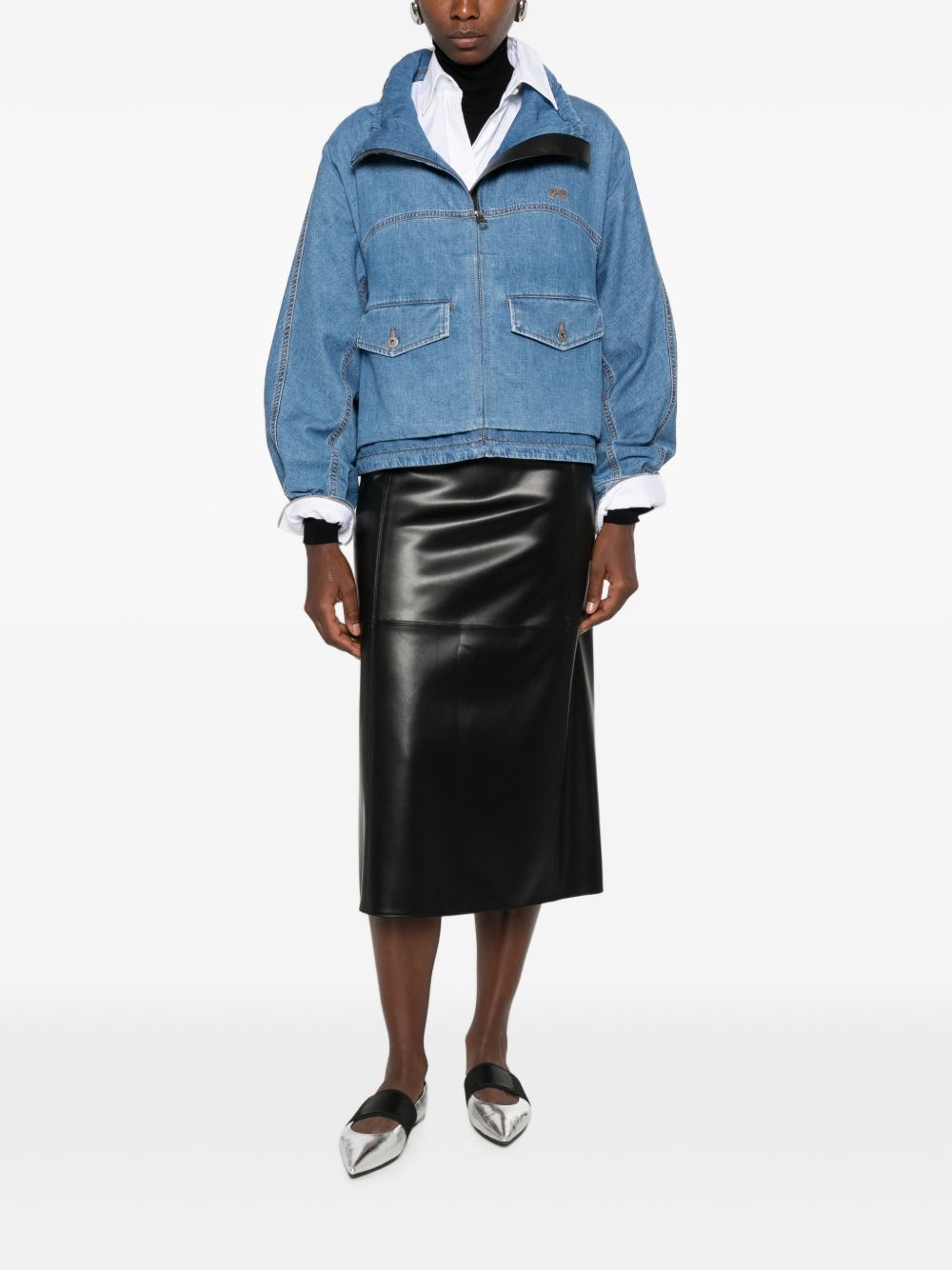 Loewe Women Denim Cotton Jacket LOEWE