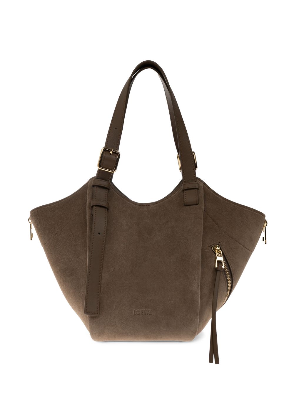 Loewe Women Hammock Flip Medium Leather Tote LOEWE