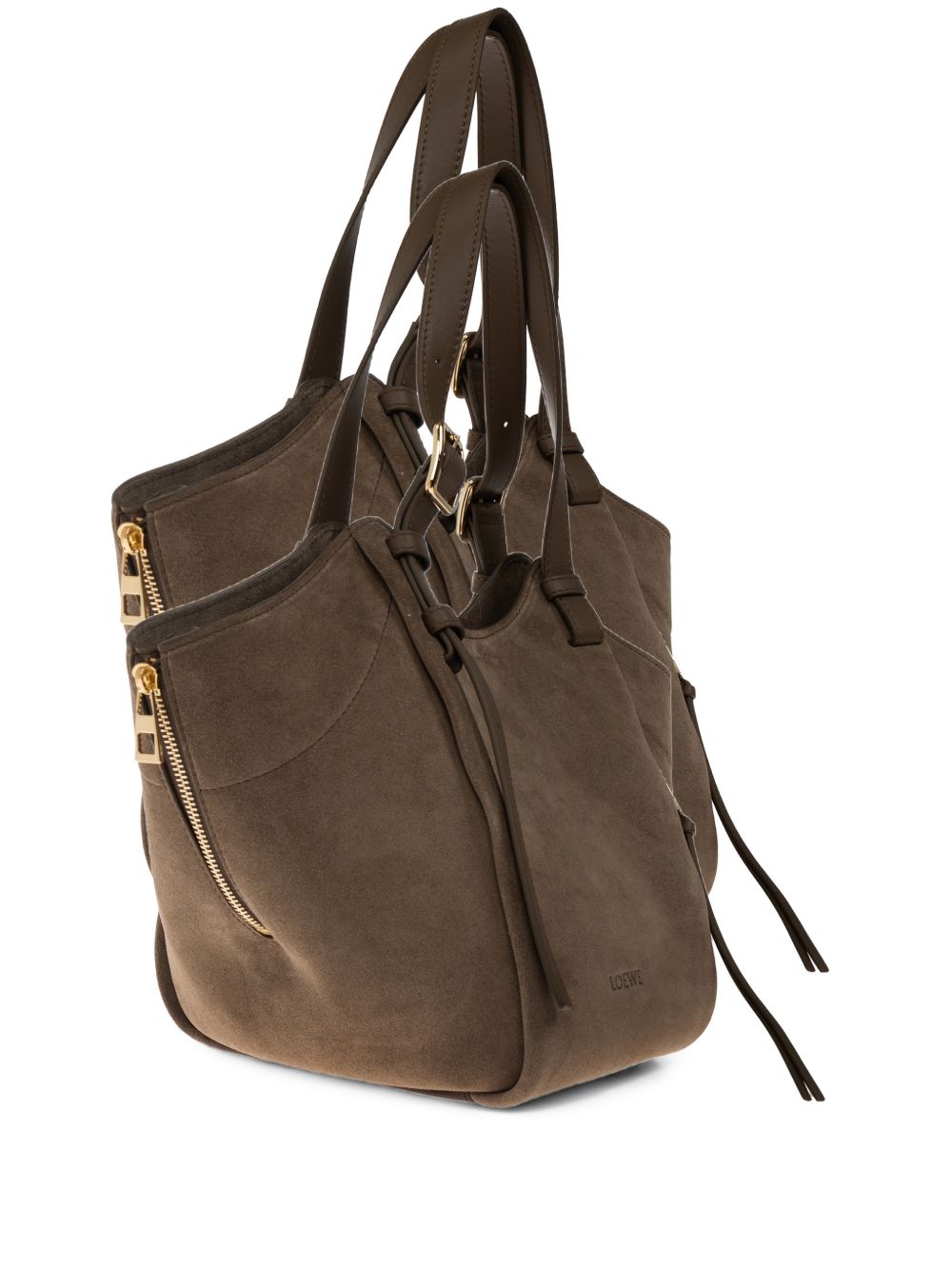 Loewe Women Hammock Flip Medium Leather Tote LOEWE